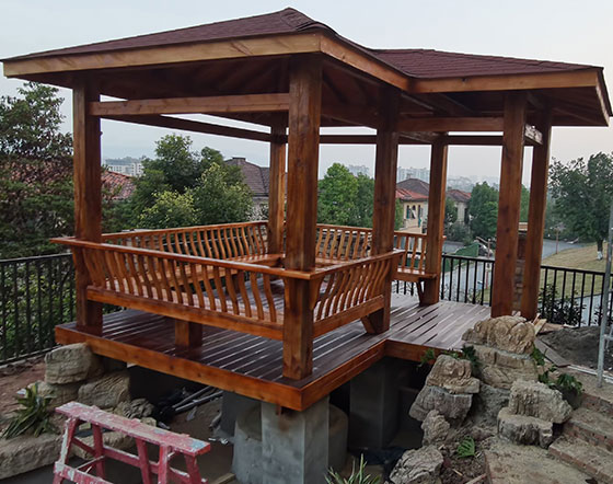 凉亭、防腐木凉亭、古建凉亭