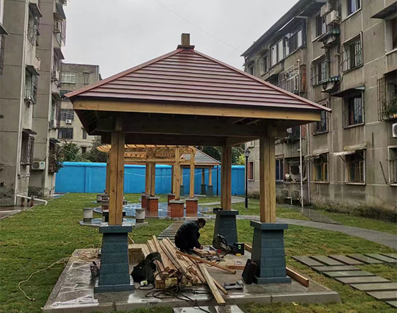 凉亭、防腐木凉亭、古建凉亭