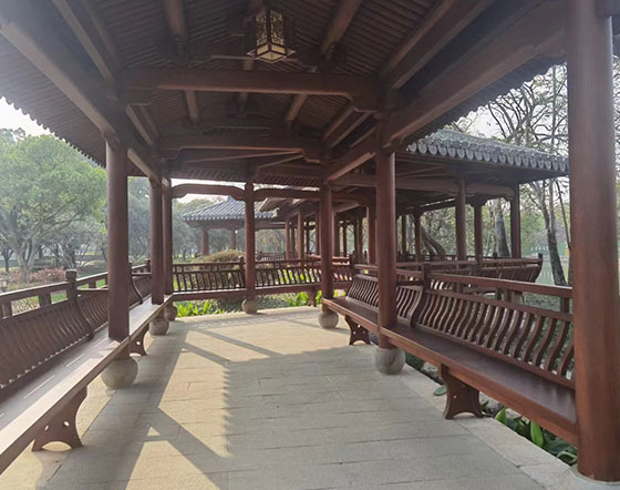 廊架、木长廊、防腐木走廊