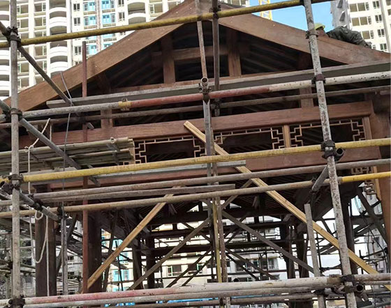 廊架、木长廊、防腐木走廊