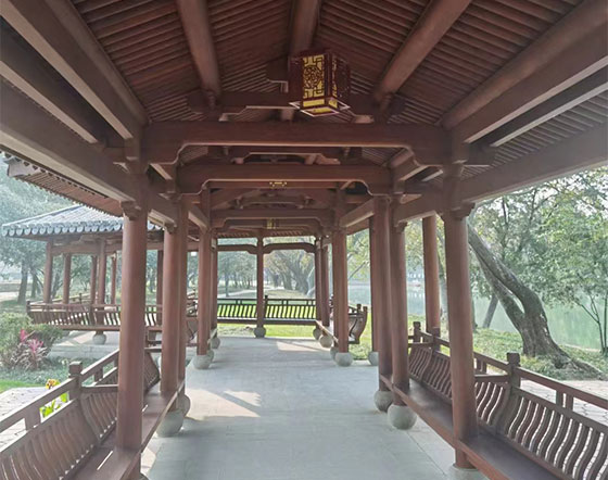 廊架、木长廊、防腐木走廊