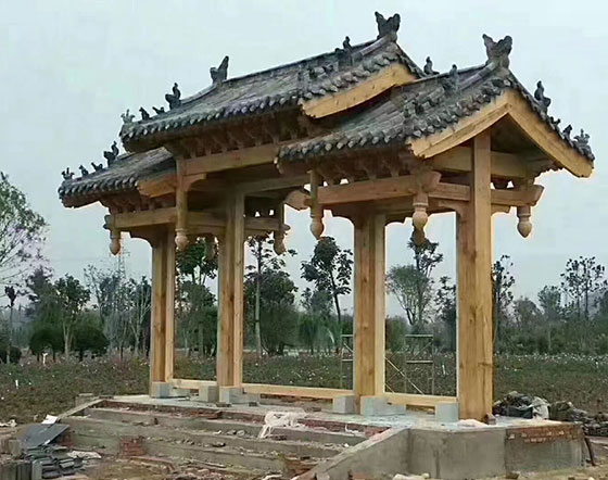 廊架、木长廊、防腐木走廊