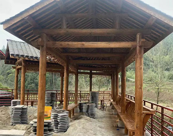 廊架、木长廊、防腐木走廊