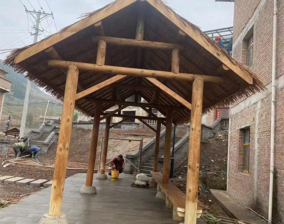 廊架、木长廊、防腐木走廊