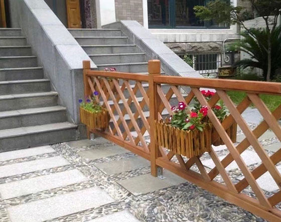 防腐木栏杆