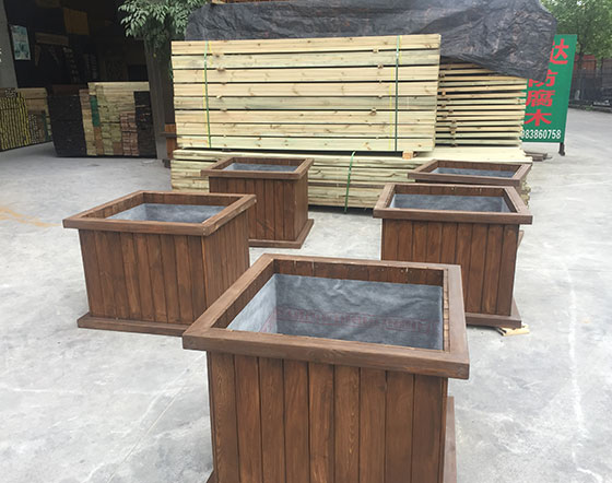 防腐木花箱